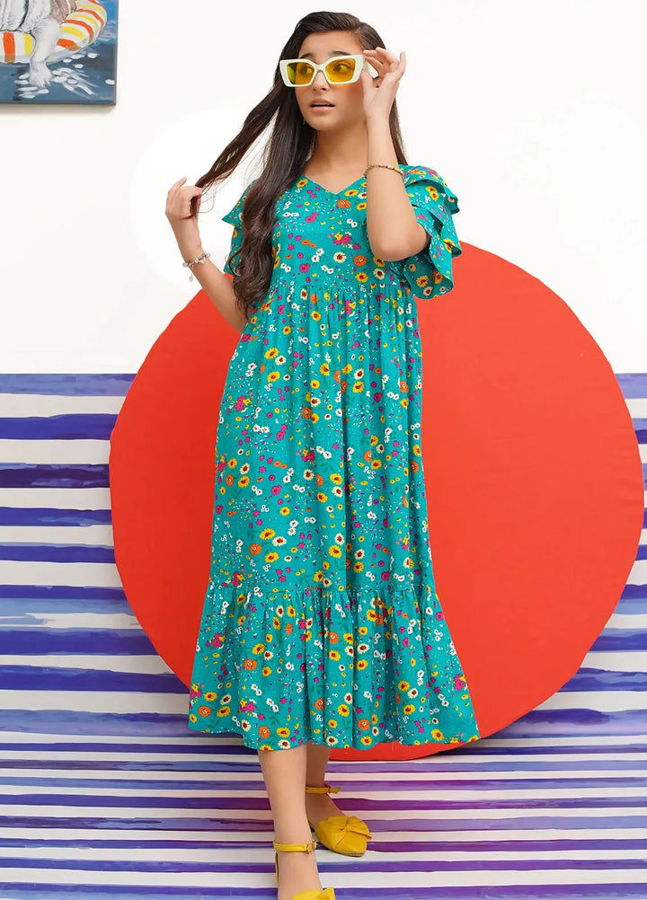 Ochre Pret Embroidered Boski Dress OWLL-08