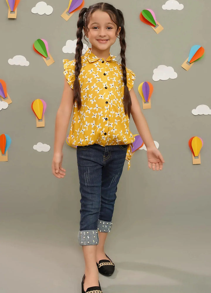 Ochre Pret Embroidered Boski Top INWT-05