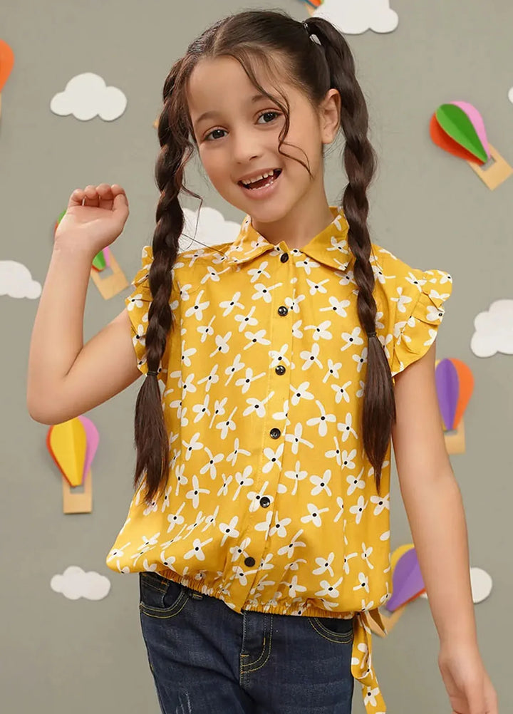 Ochre Pret Embroidered Boski Top INWT-05