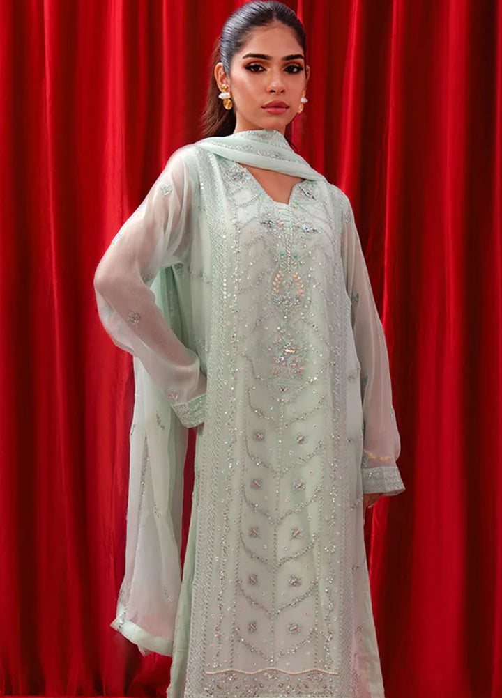 Ochre Pret Embroidered Chiffon 3 Piece SOF-03