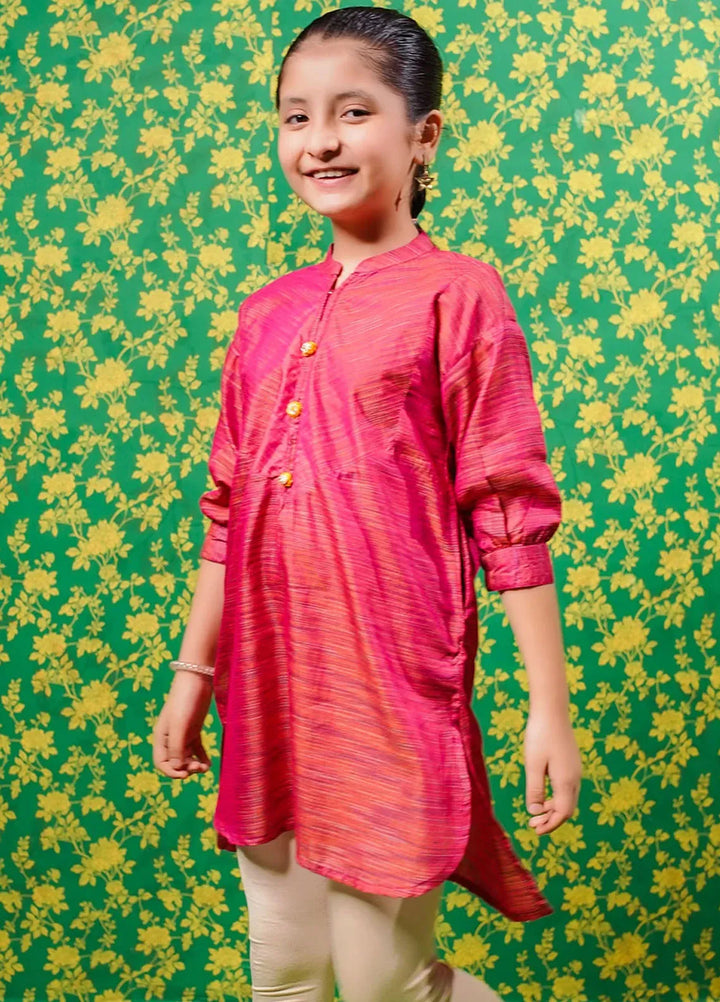 Ochre Pret Embroidered Jacquard Kurti OFK-PRC-35