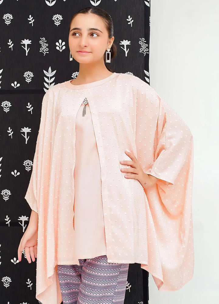 Ochre Pret Printed Cotton 2 Piece Suit For Girls OFW-FC-17