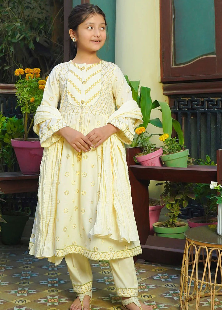 Ochre Pret Printed Cotton 3 Piece Suit OFW-PC-24