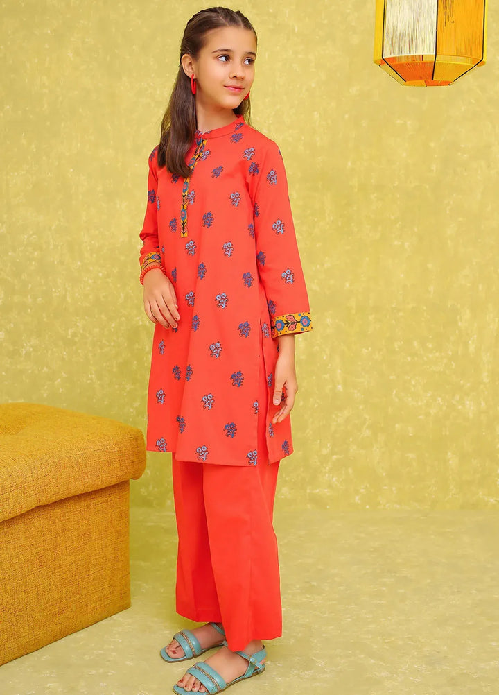 Ochre Pret Printed Cotton Co-ords For Girls OFW-COR-81