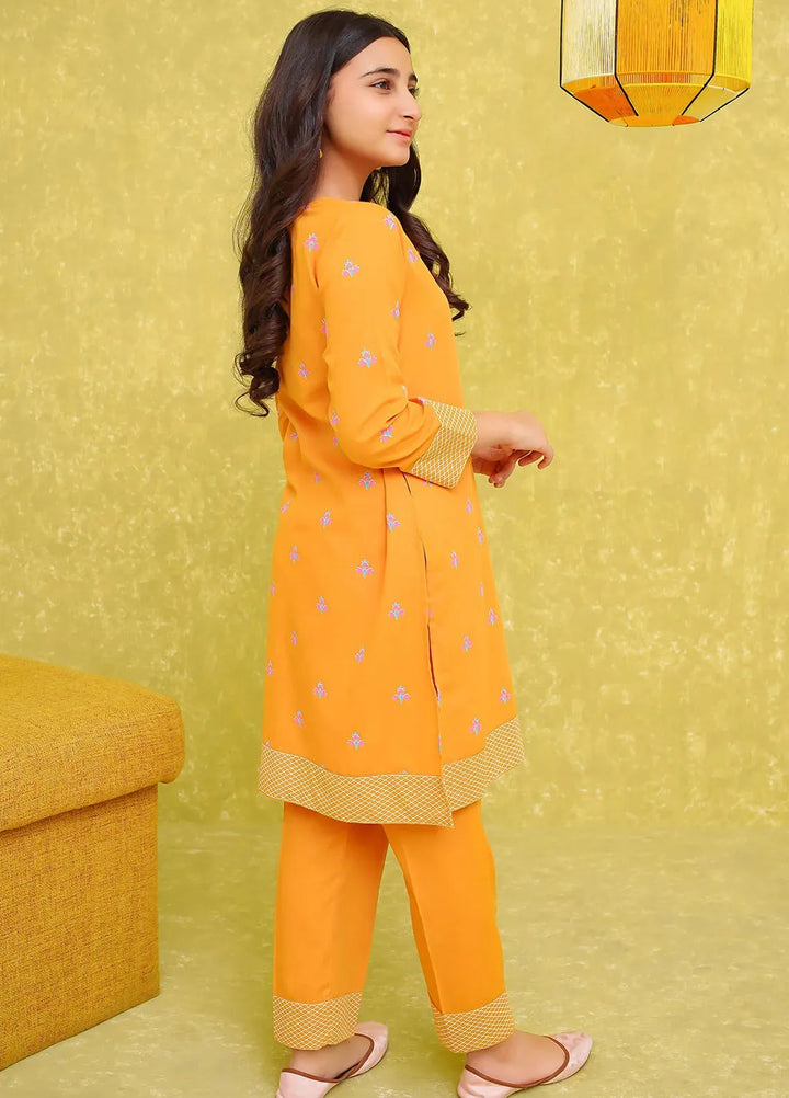 Ochre Pret Printed Cotton Co-ords For Girls OFW-COR-84