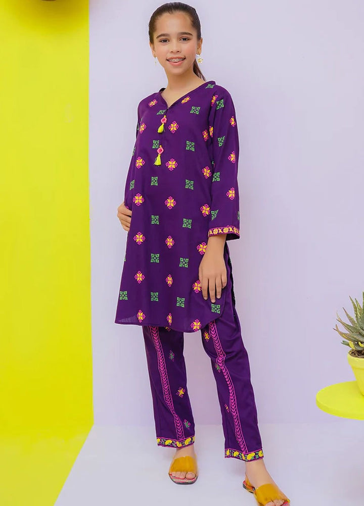 Ochre Pret Embroidered Jacquard 3 Piece Suit OFW-MAX-12