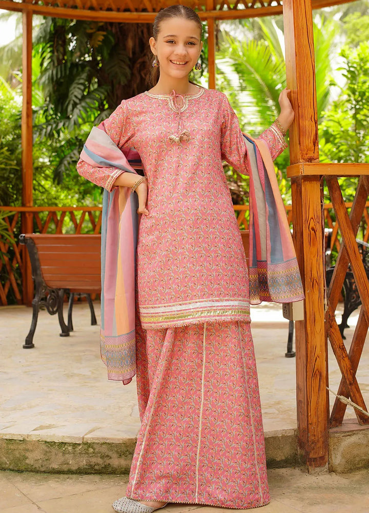 Ochre Pret Printed Herringbone 3 Piece Suit COR-115