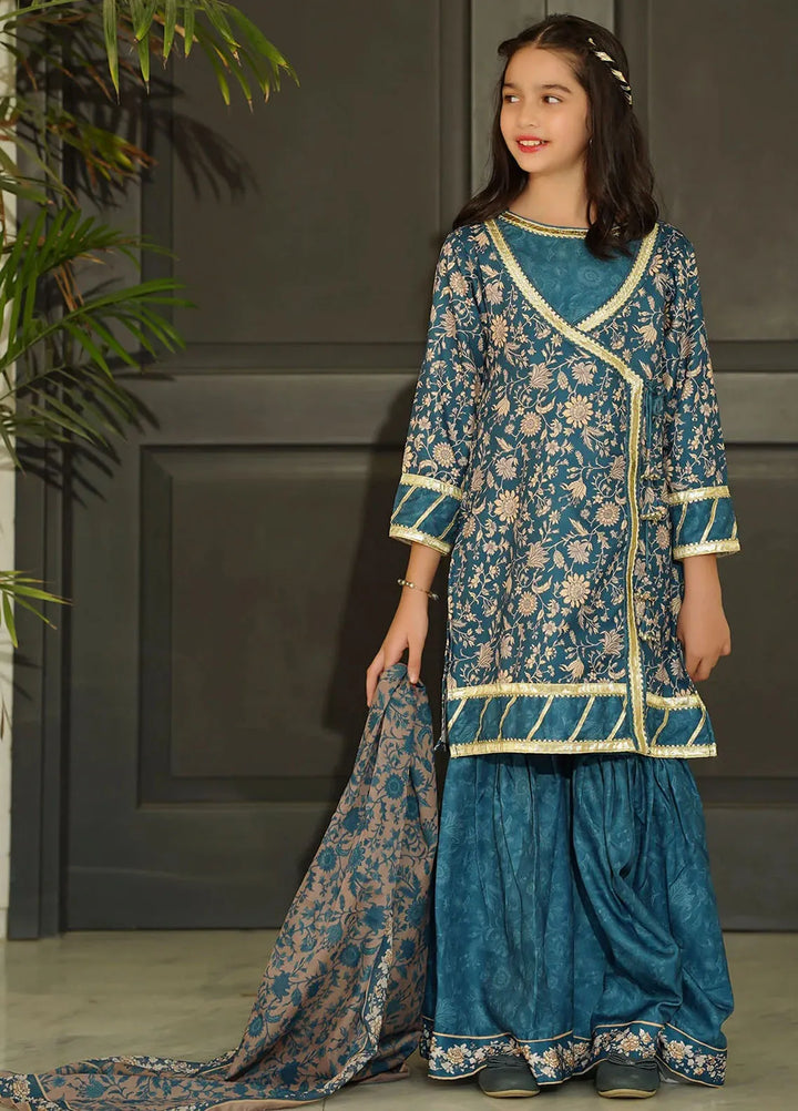 Ochre Pret Printed Herringbone 3 Piece Suit COR-116