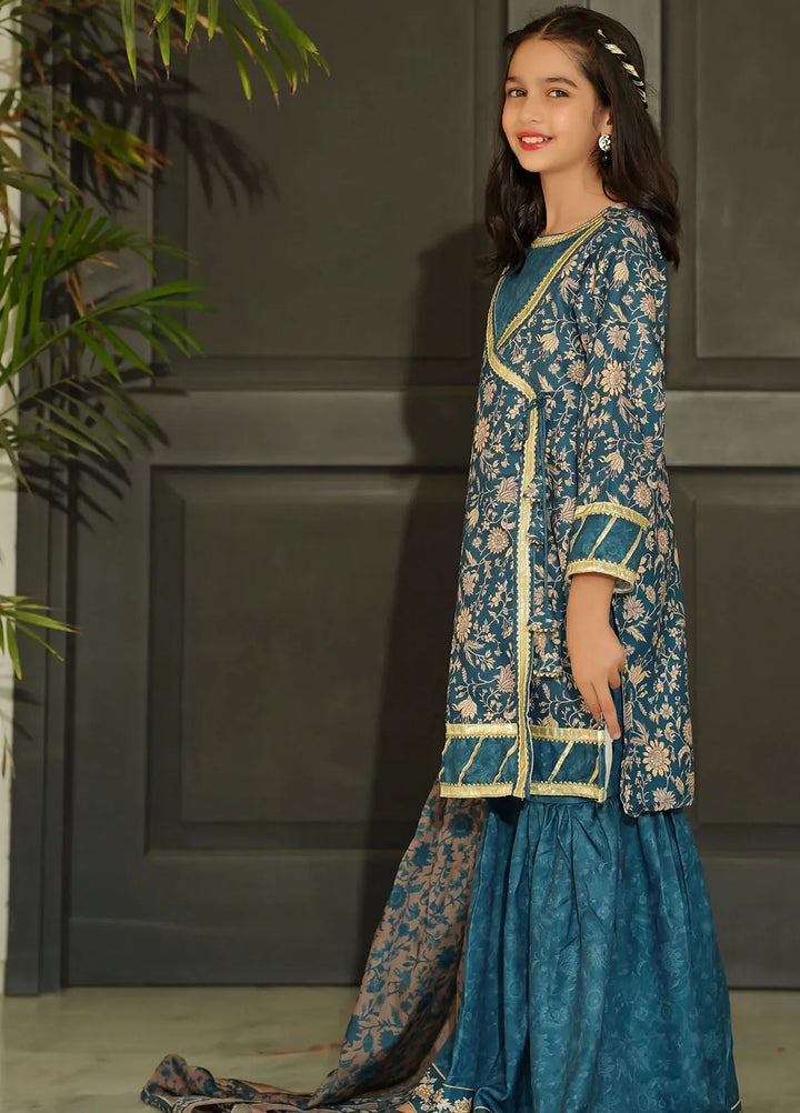 Ochre Pret Printed Herringbone 3 Piece Suit COR-116