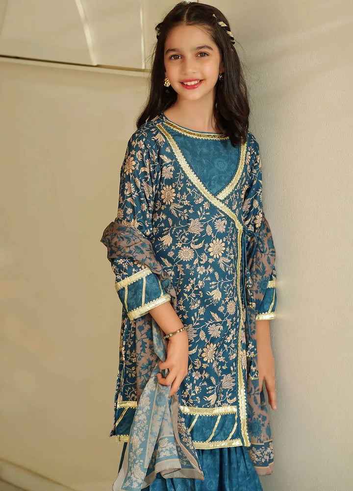 Ochre Pret Printed Herringbone 3 Piece Suit COR-116