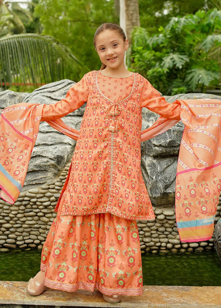 Ochre Pret Printed Herringbone 3 Piece Suit COR-117