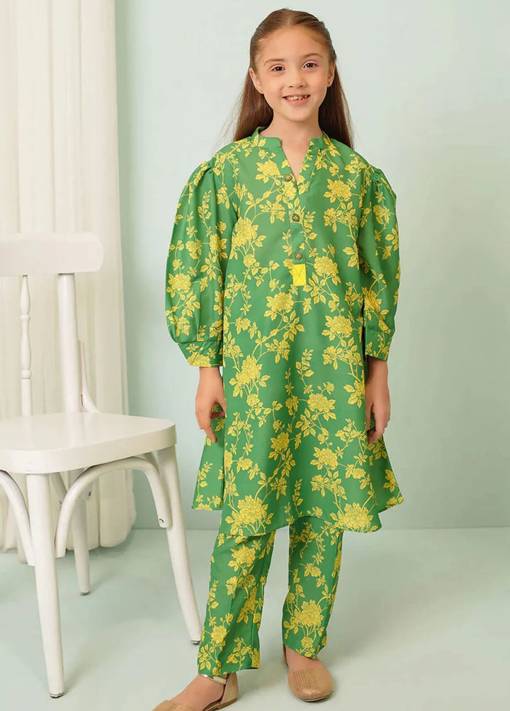 Ochre Pret Printed Lawn 2 Piece Suit COR-101
