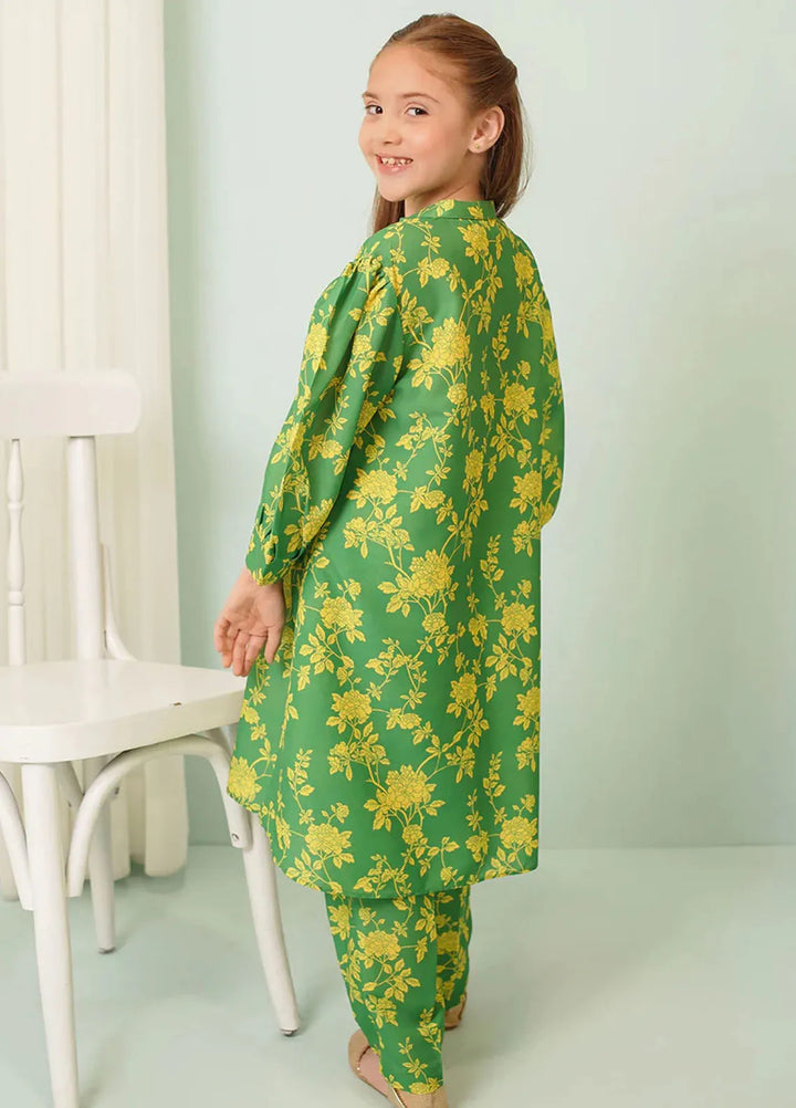 Ochre Pret Printed Lawn 2 Piece Suit COR-101