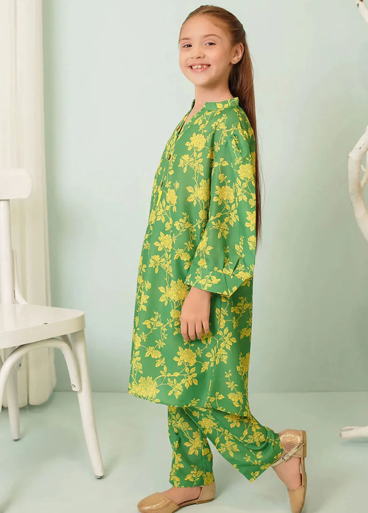 Ochre Pret Printed Lawn 2 Piece Suit COR-101