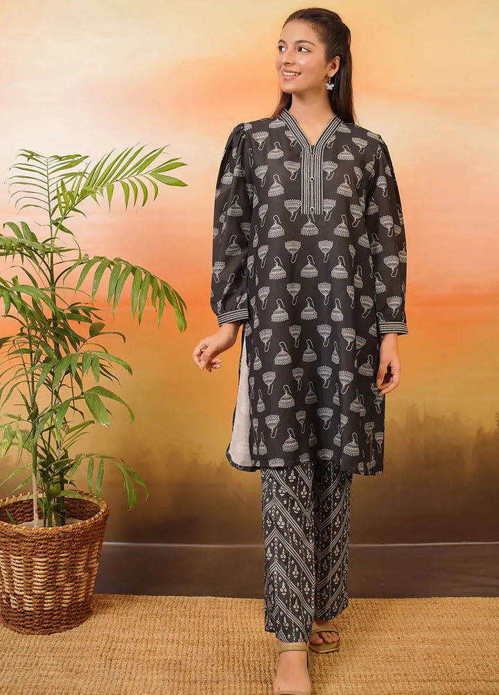 Ochre Pret Printed Lawn 2 Piece Suit COR-106
