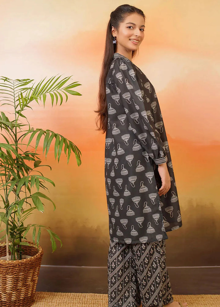 Ochre Pret Printed Lawn 2 Piece Suit COR-106