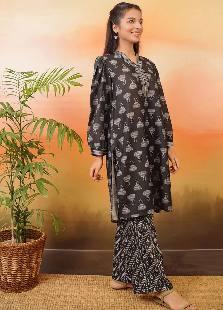 Ochre Pret Printed Lawn 2 Piece Suit COR-106