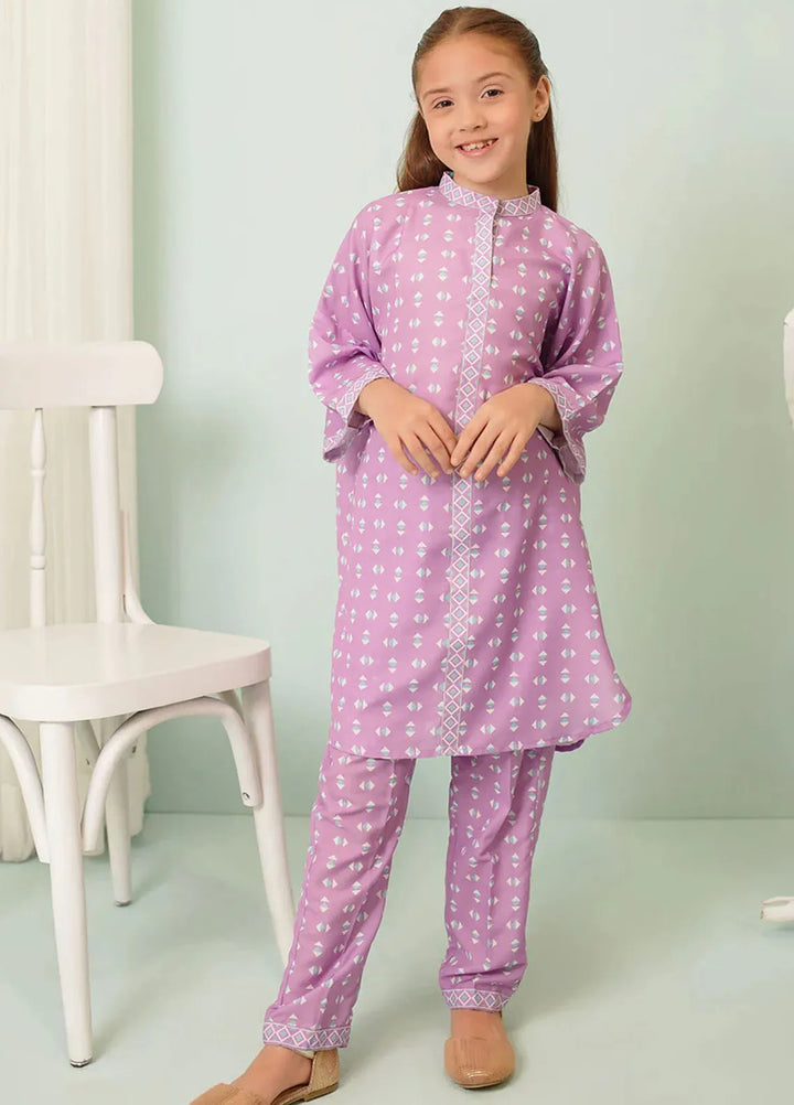 Ochre Pret Printed Lawn 2 Piece Suit COR-93