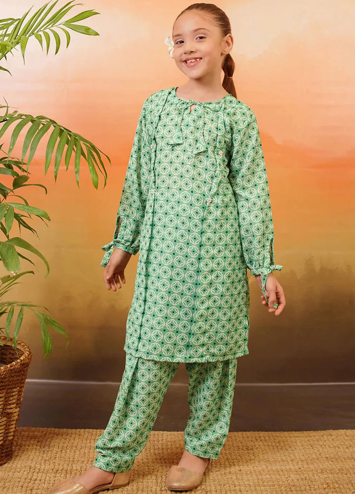 Ochre Pret Printed Lawn 2 Piece Suit COR-97