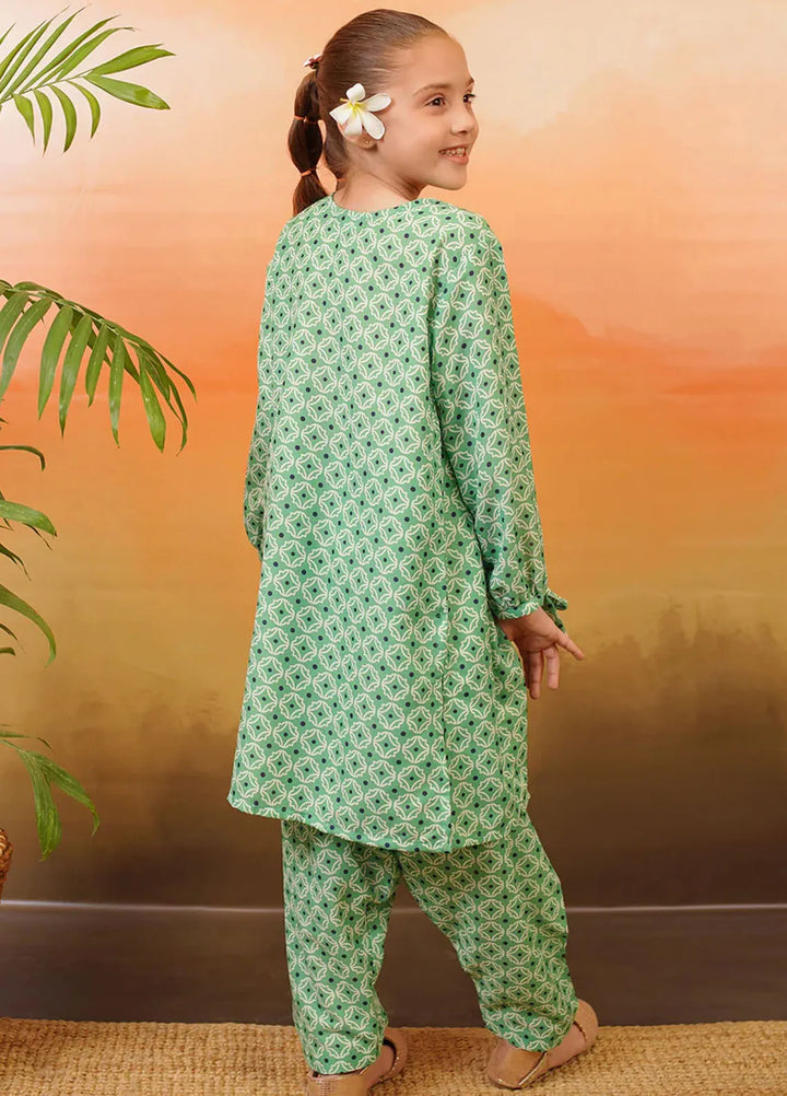 Ochre Pret Printed Lawn 2 Piece Suit COR-97