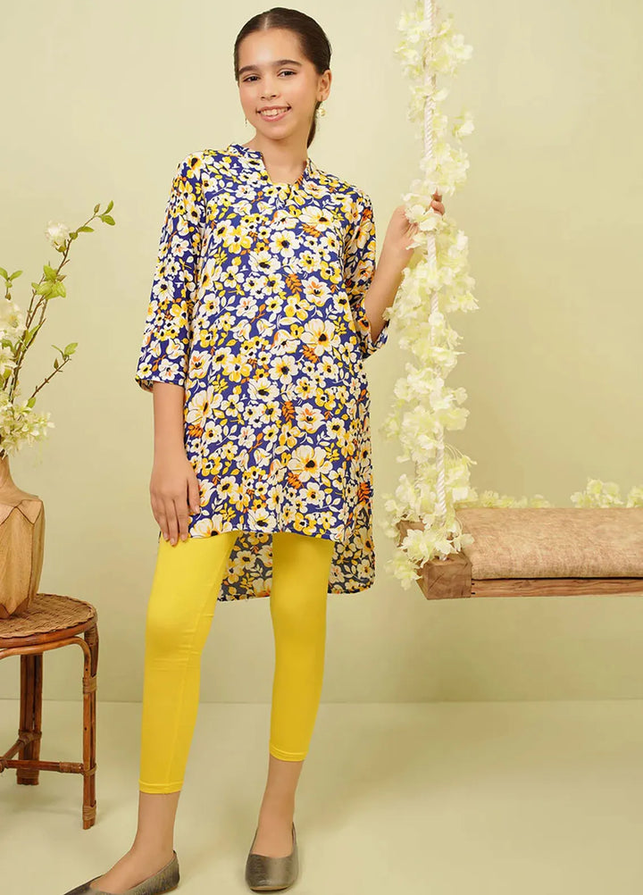 Ochre Pret Printed Linen Kurti PRC-39