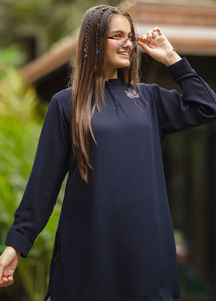 Ochre Pret Printed Organza 2 Piece Suit FC-26