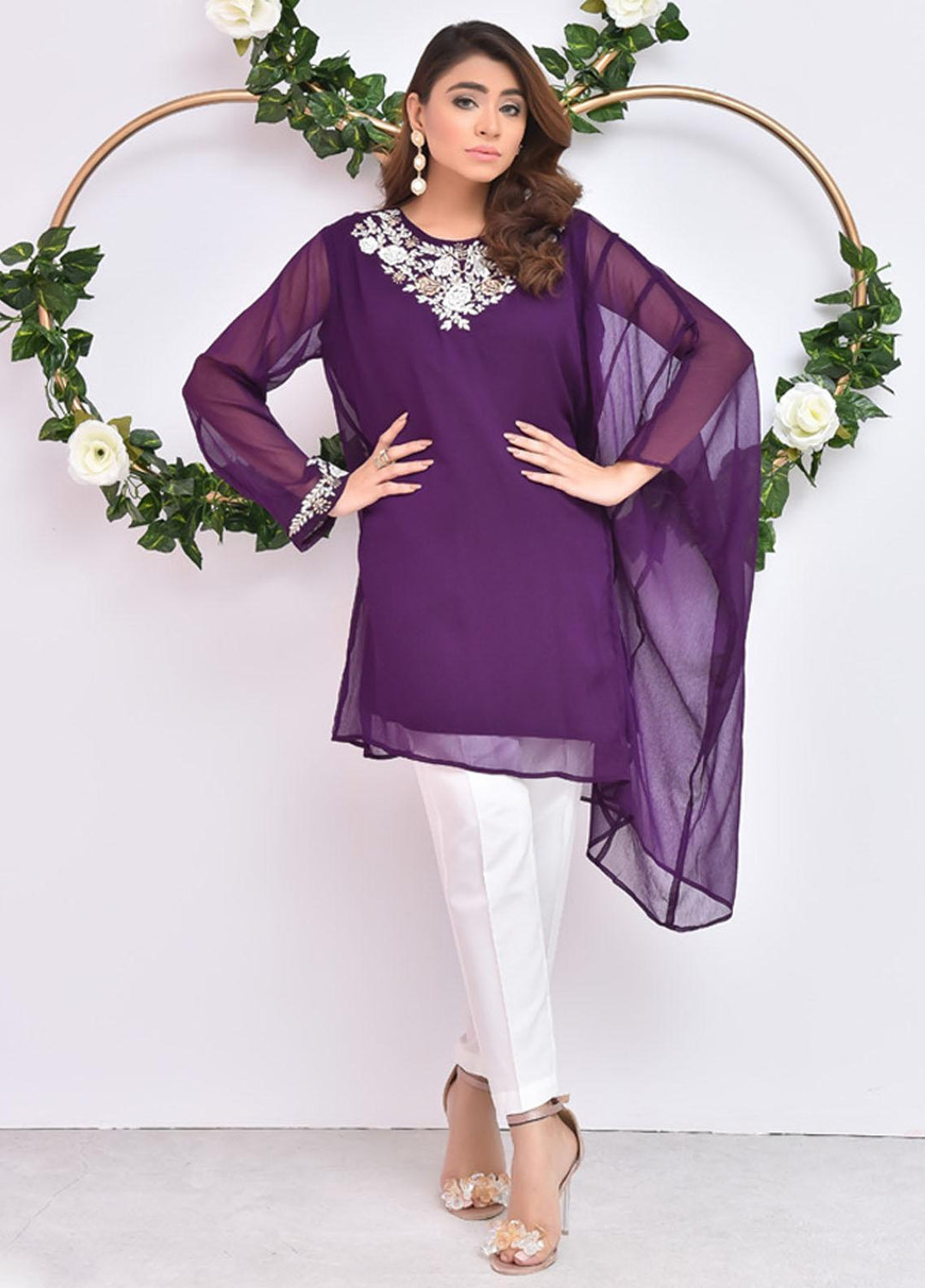 Ochre Pret Chiffon 3 Piece OFW 317 (M) Purple