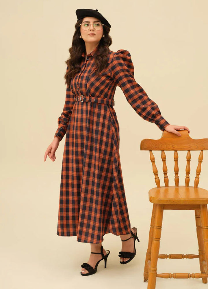 Old Money by Apricocia Pret Printed Cotton 1 Piece Suit Windsor Plaid