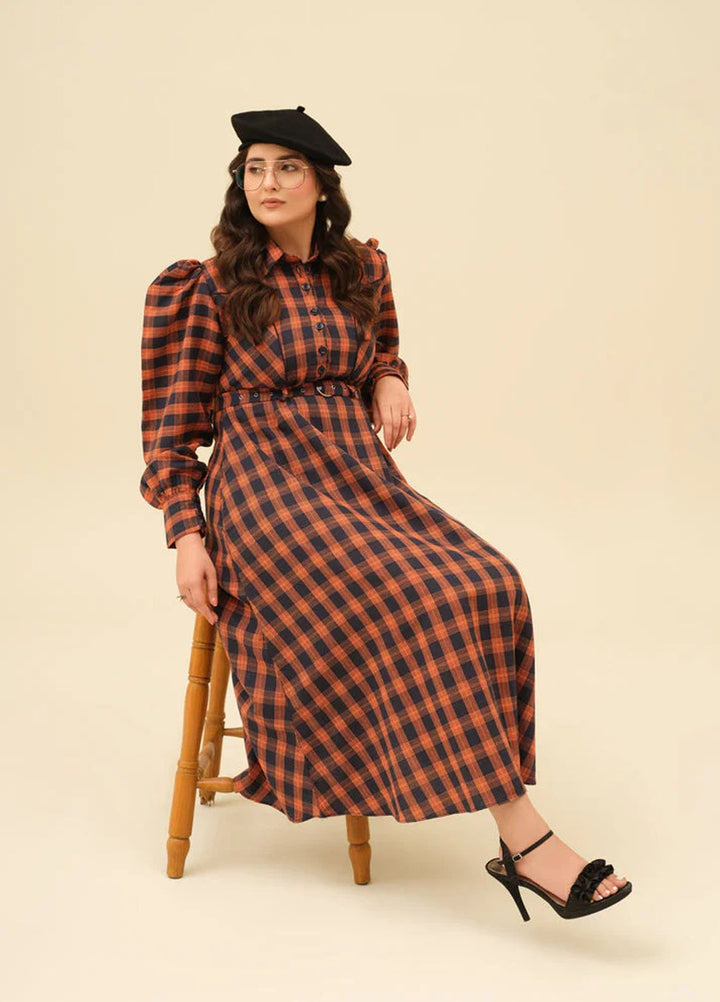 Old Money by Apricocia Pret Printed Cotton 1 Piece Suit Windsor Plaid