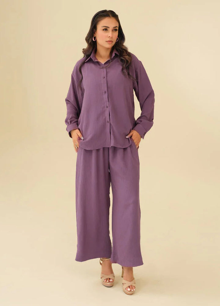 Old Money by Apricocia Pret Textured Crepe 2 Piece Suit Celestial Charm