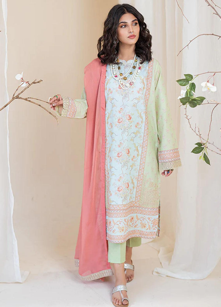 Omaya By Muraad Embroidered Lawn Suits Unstitched 3 Piece MU23O O-004 Ava - Summer Collection