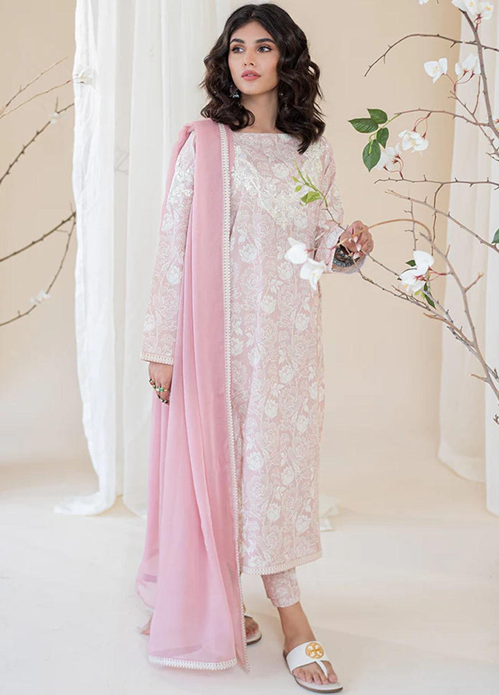 Omaya By Muraad Embroidered Lawn Suits Unstitched 3 Piece MU23O O-006 Azelia - Summer Collection