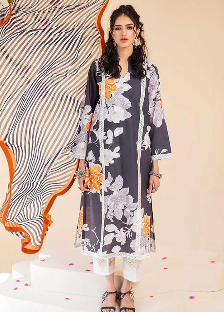 Omaya By Muraad Embroidered Lawn Suits Unstitched 3 Piece MU23O O-008 Elmira - Summer Collection