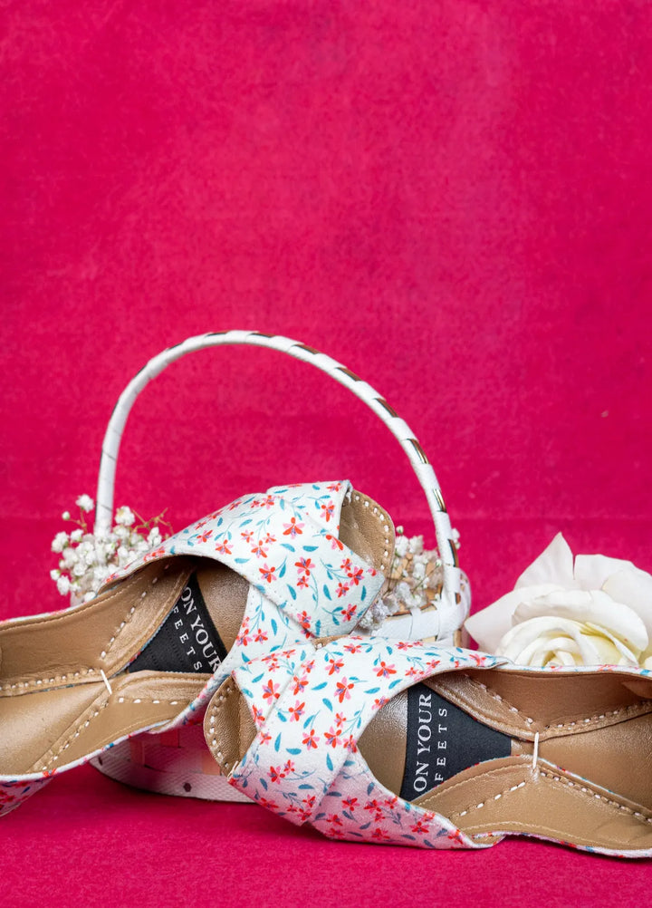 On Your Feets Peshawari Women Khussa Floral Bleeze