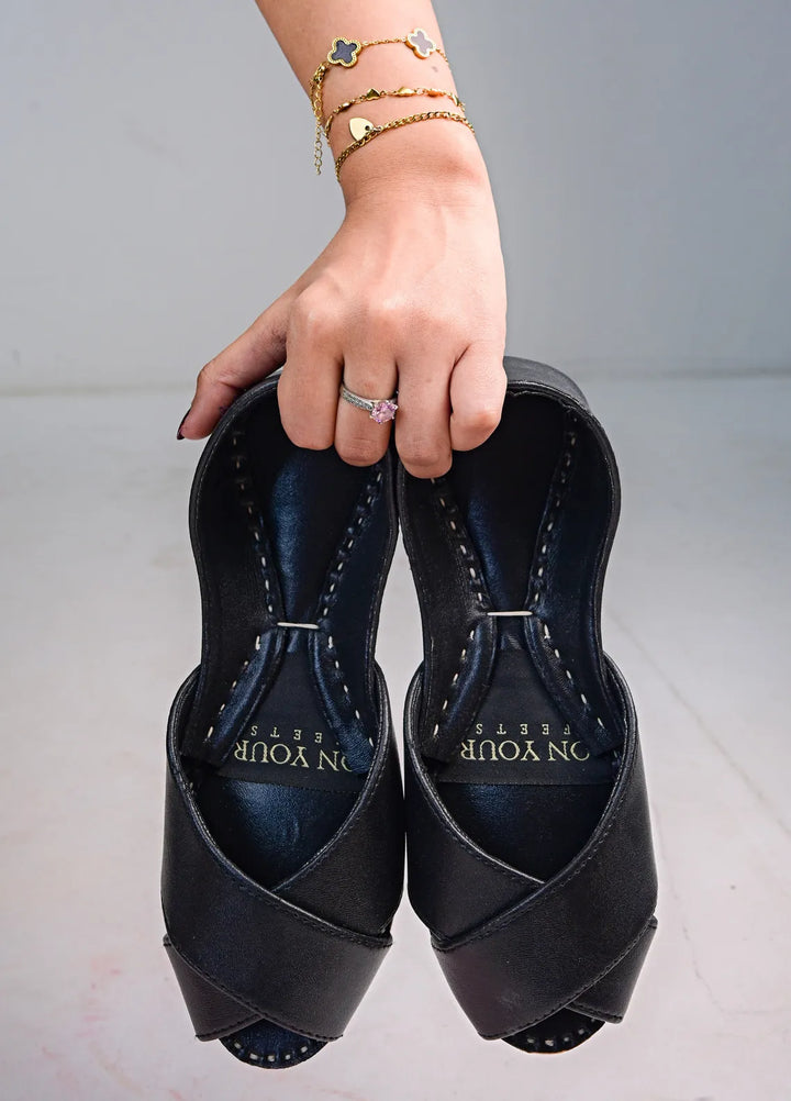 On Your Feets Women Khussa koh-e-Syah