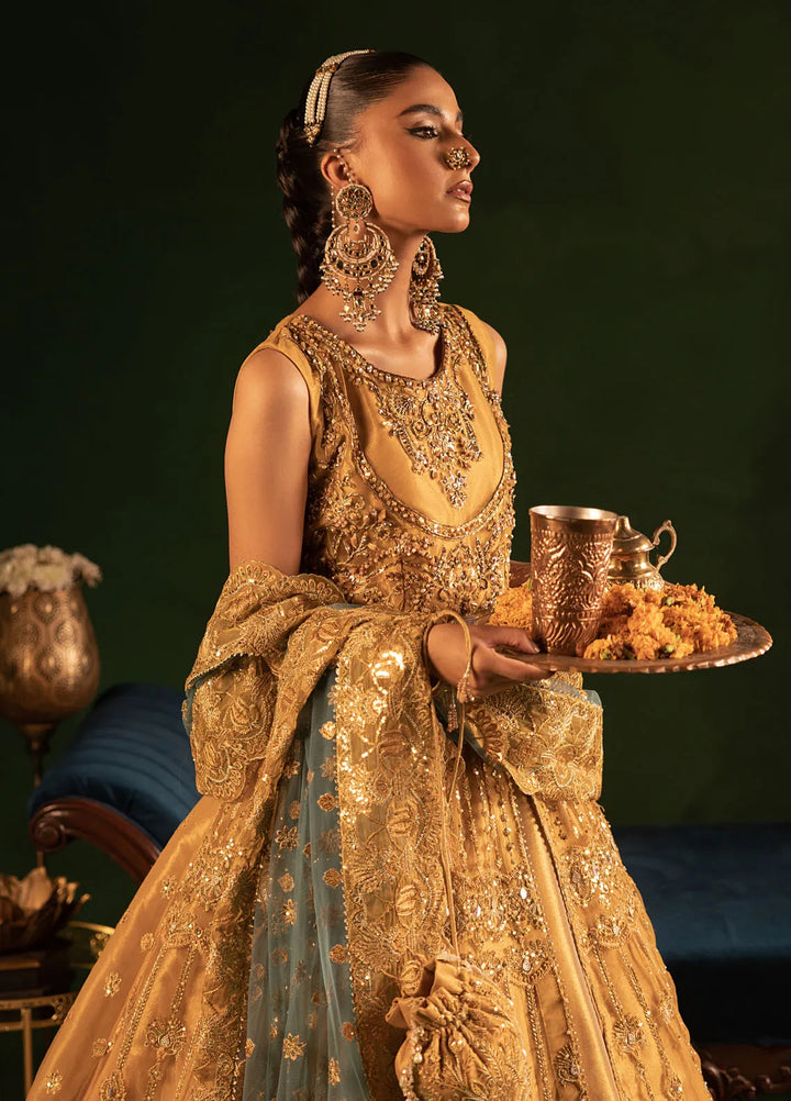 Onora by Diara Couture Embroidered Net Suit Unstitched 4 Piece DC24OW WC-2-05 Ryean - Luxury Collection