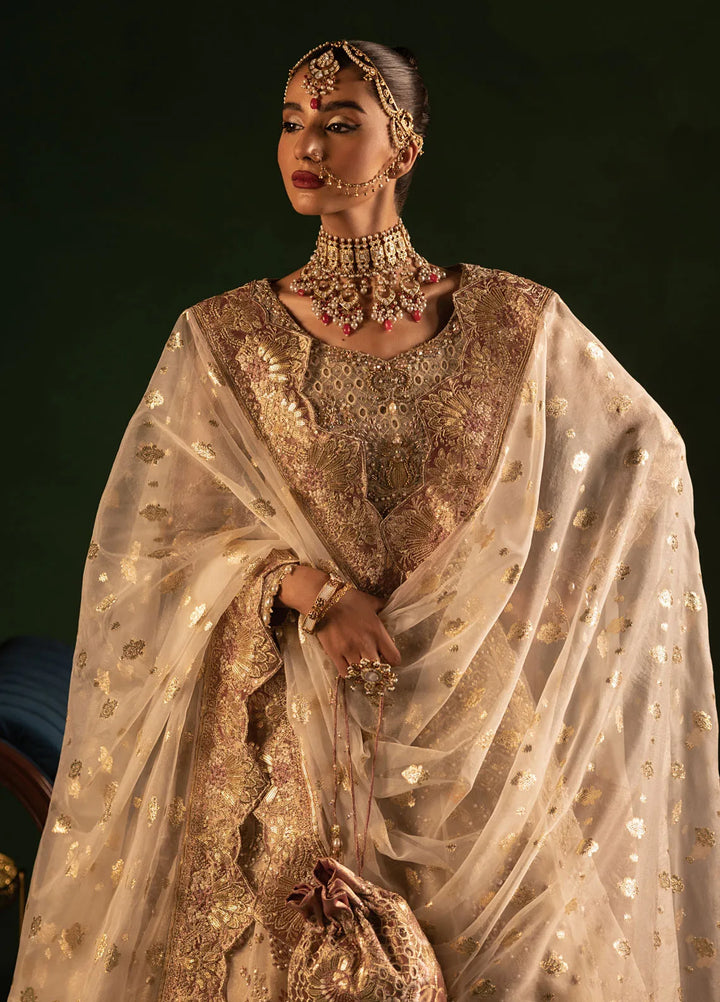 Onora by Diara Couture Embroidered Organza Suit Unstitched 4 Piece DC24OW WC-2-02 Bella - Luxury Collection