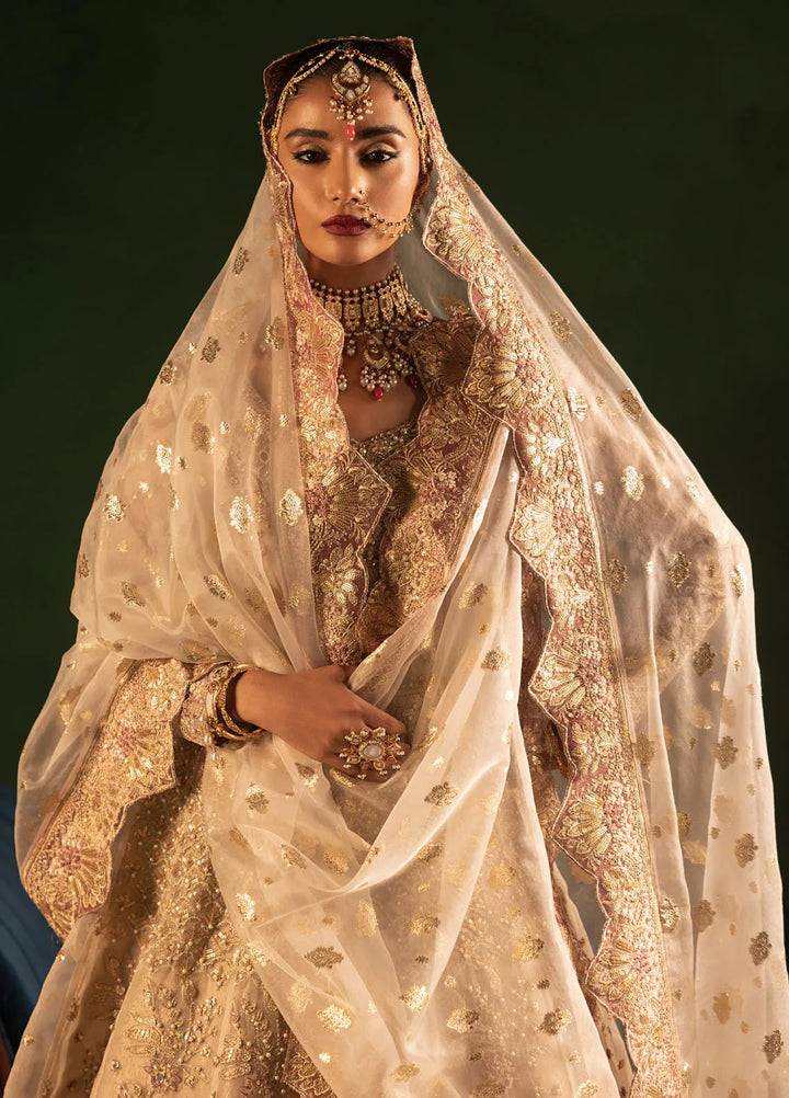 Onora by Diara Couture Embroidered Organza Suit Unstitched 4 Piece DC24OW WC-2-02 Bella - Luxury Collection