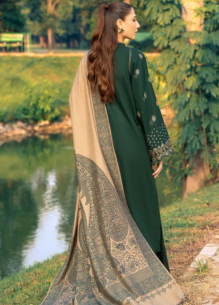 Onora By Humdum Embroidered Khaddar Suit Unstitched 3 Piece HD24O D-01 - Winter Collection