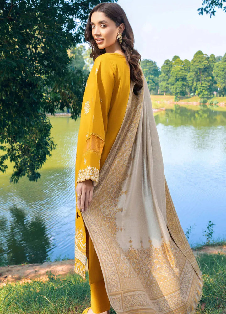 Onora By Humdum Embroidered Khaddar Suit Unstitched 3 Piece HD24O D-02 - Winter Collection