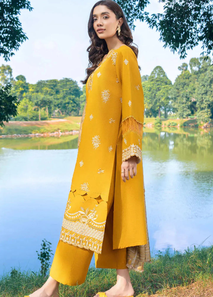 Onora By Humdum Embroidered Khaddar Suit Unstitched 3 Piece HD24O D-02 - Winter Collection