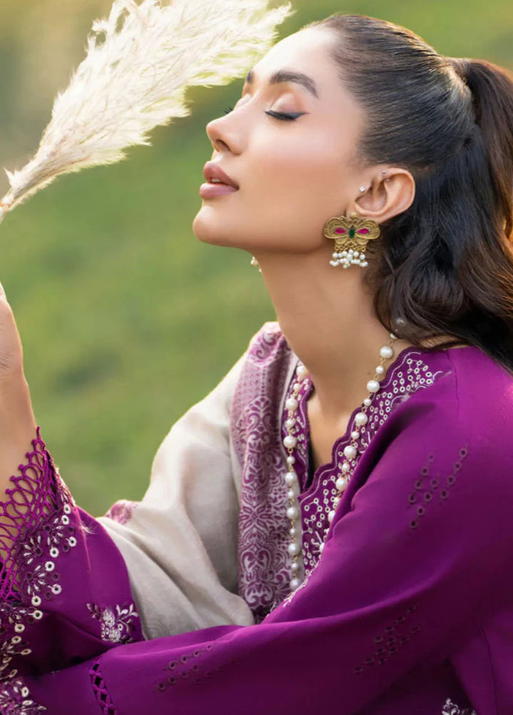 Onora By Humdum Embroidered Khaddar Suit Unstitched 3 Piece HD24O D-03 - Winter Collection