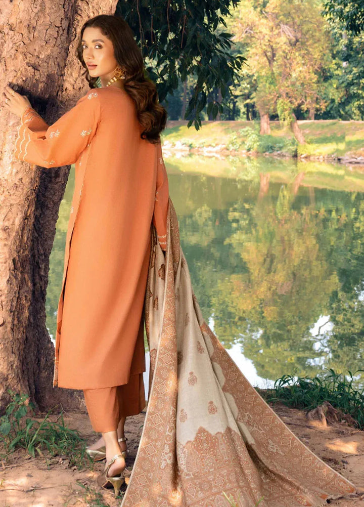 Onora By Humdum Embroidered Khaddar Suit Unstitched 3 Piece HD24O D-04 - Winter Collection