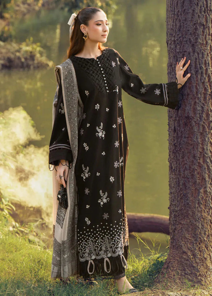 Onora By Humdum Embroidered Khaddar Suit Unstitched 3 Piece HD24O D-05 - Winter Collection