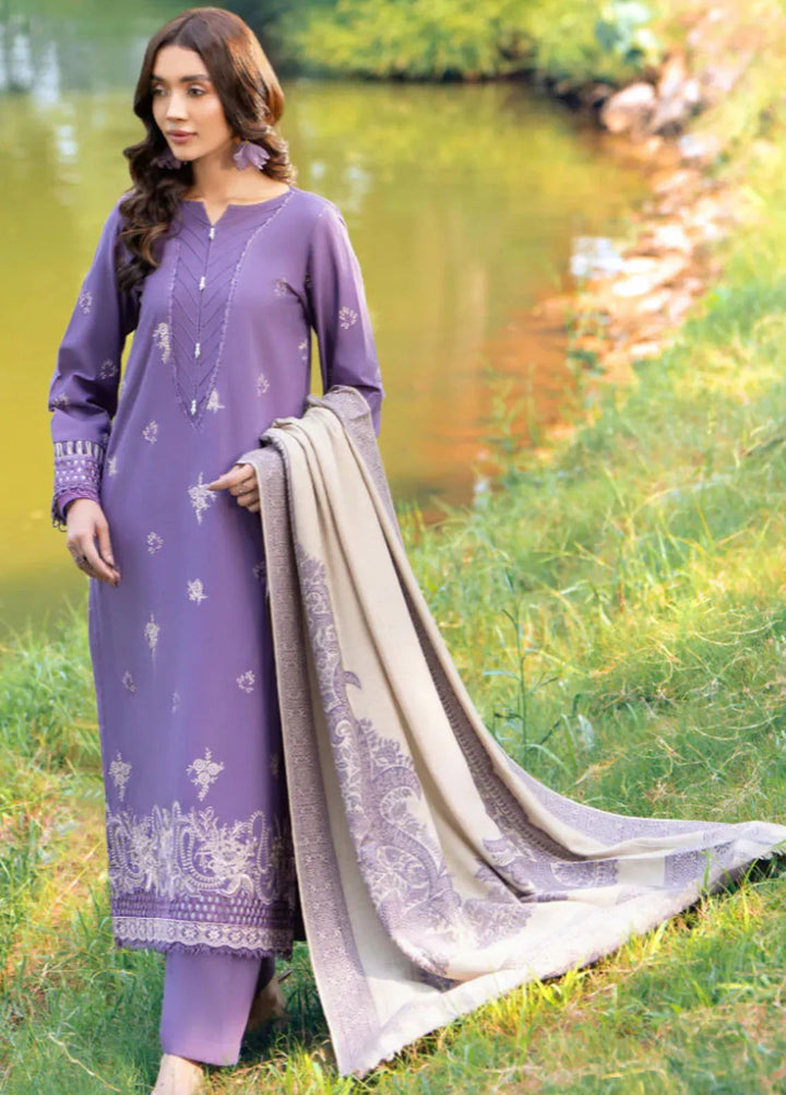 Onora By Humdum Embroidered Khaddar Suit Unstitched 3 Piece HD24O D-06 - Winter Collection