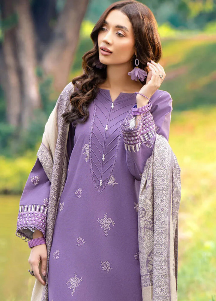 Onora By Humdum Embroidered Khaddar Suit Unstitched 3 Piece HD24O D-06 - Winter Collection