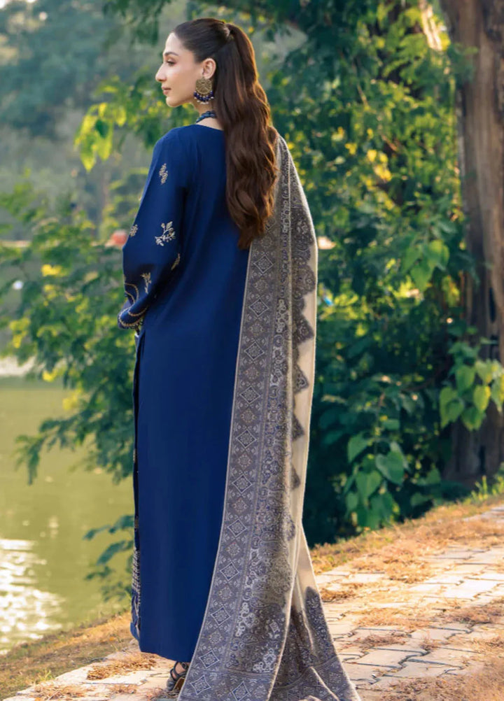 Onora By Humdum Embroidered Khaddar Suit Unstitched 3 Piece HD24O D-08 - Winter Collection