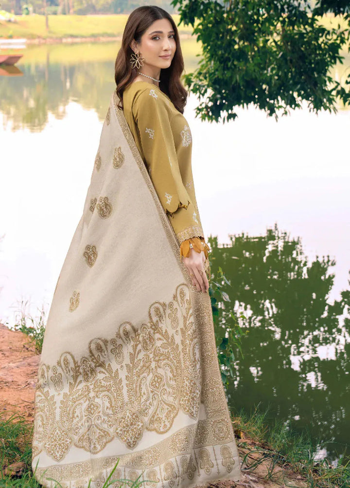 Onora By Humdum Embroidered Khaddar Suit Unstitched 3 Piece HD24O D-09 - Winter Collection