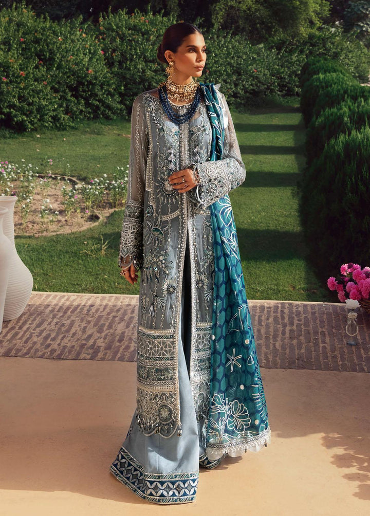 Opulence By Anaya Embroidered Chiffon Suits Unstitched 3 Piece AKC21O AC21-03 Eva - Luxury Collection