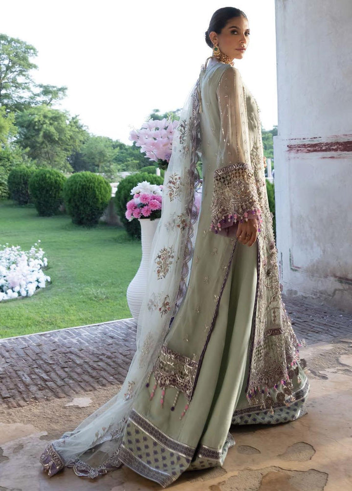 Opulence By Anaya Embroidered Chiffon Suits Unstitched 3 Piece AKC21O AC21-04 Sapphire - Luxury Collection